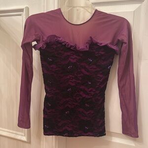 Stunning Custom Trixie Pixie Baby figure skating top. Fits girls 12 years